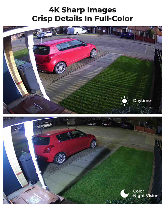 H.View Colorcam 4k (8MP) Ultra HD 8 Kanäle Poe Security System02