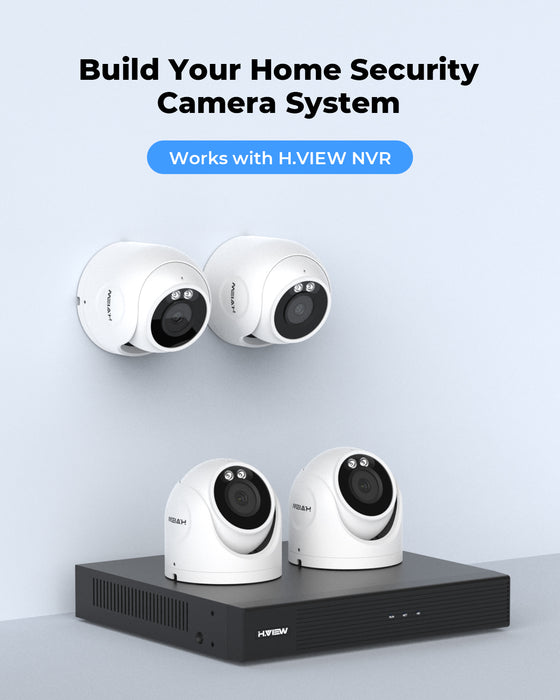 H.View 4K Dome AI Caméra avec emplacement de carte SD (HV-E800DA)