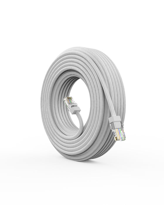 H.VIEW 18M/ 30M/ 40M/ 50M Cat5 Ethernet Cables, Ethernet Cable for POE  Cameras, Power POE Camera, LAN RJ45 High Speed Internet Network Cable