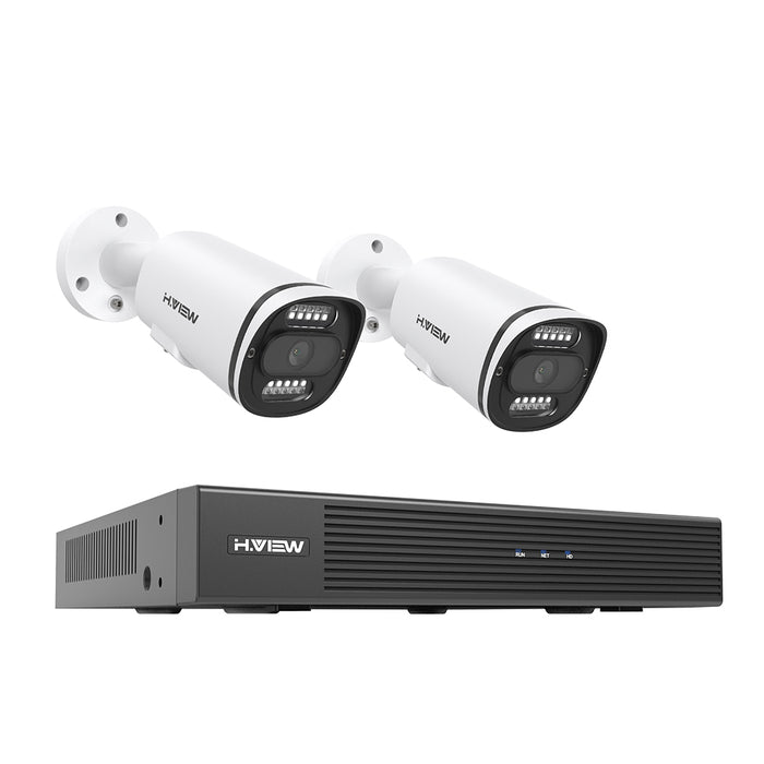 H.View 5MP Ultra HD 8 каналов POE Система безопасности с аудио записью пулевые камеры