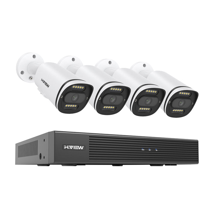H.View Colorcam 4k (8mp) Ultra HD 8 canaux Poe Security System02